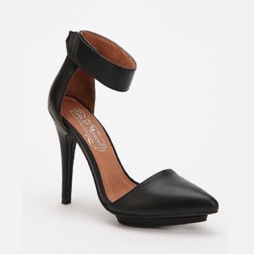 Jeffrey Cambell Solitaire Heels - Black Leather